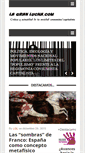Mobile Screenshot of lagranlucha.com