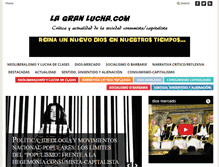 Tablet Screenshot of lagranlucha.com